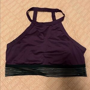 Elegant Purple Halter Bra